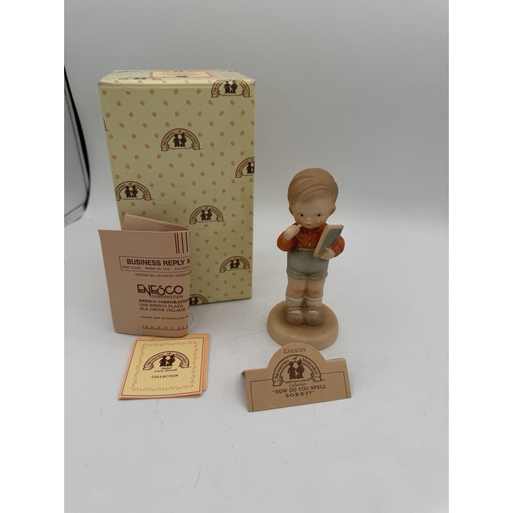 🎄Memories of Yesterday "How Do You Spell S‑O‑R‑R‑Y?" Holiday Figurine